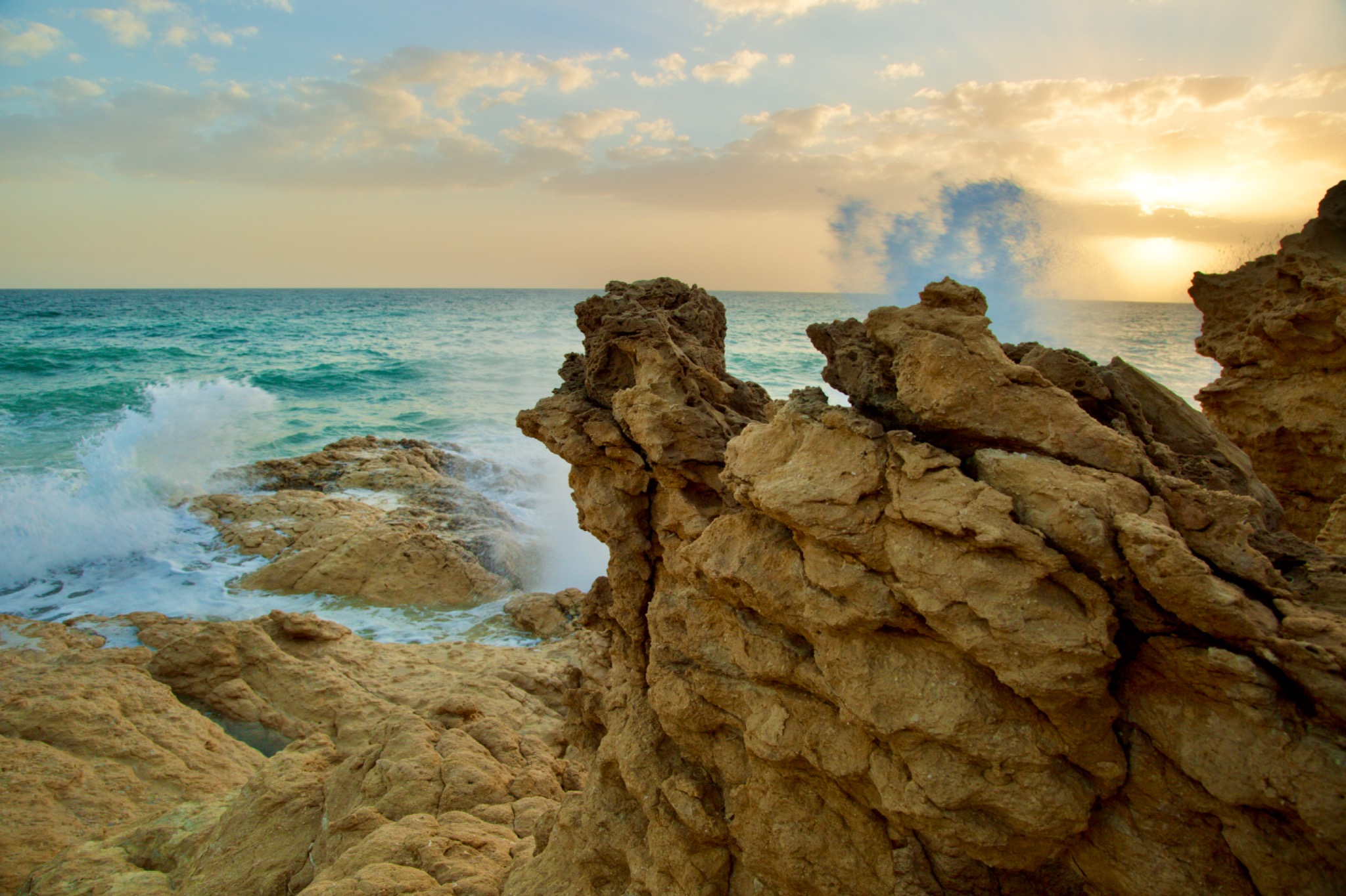Rocky Shores at Dusk
