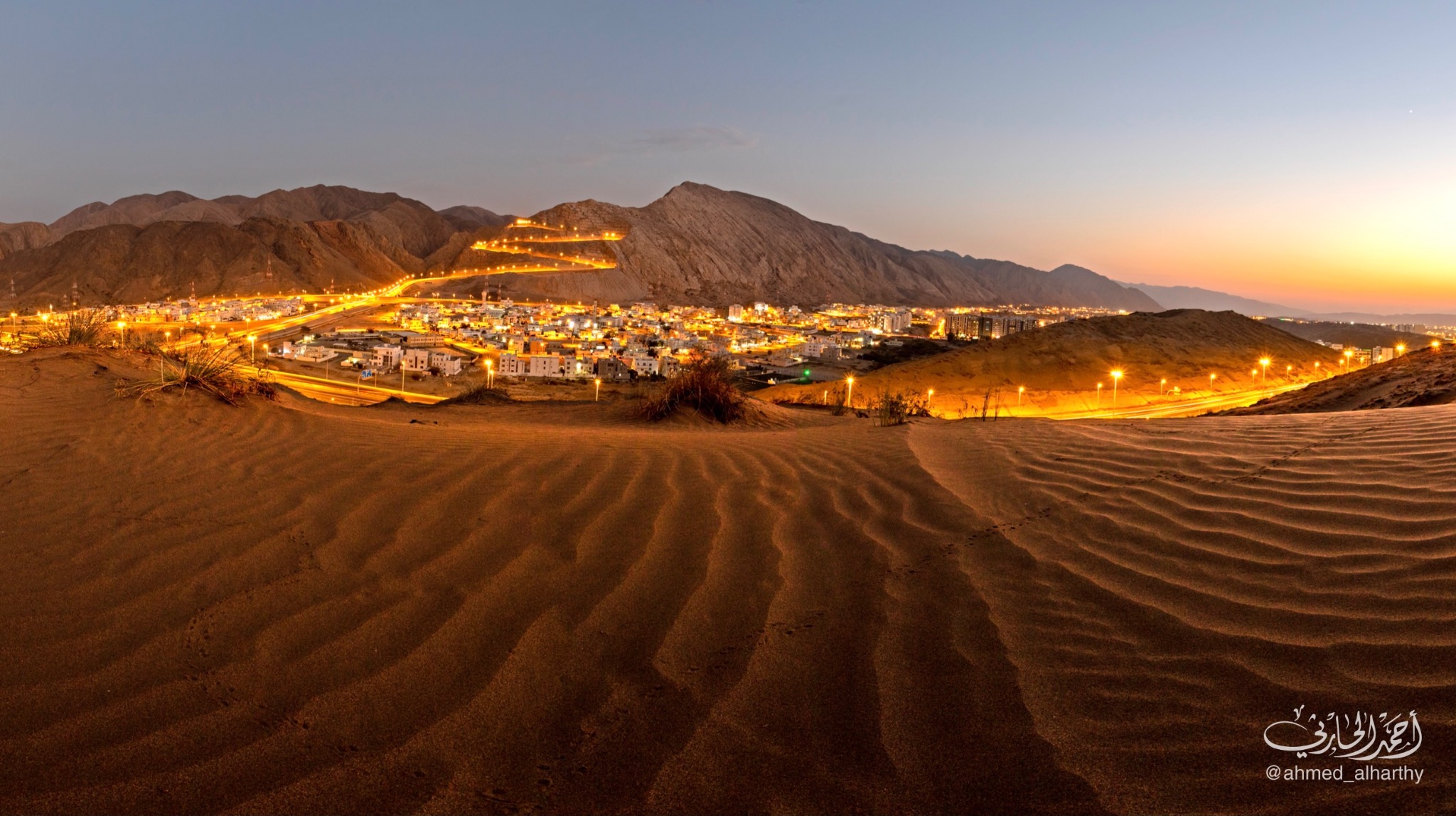 City Lights & Sand Dunes