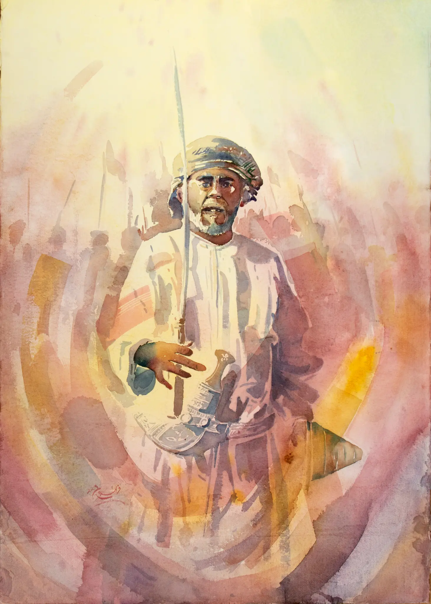 Al Azi Warrior (Print)